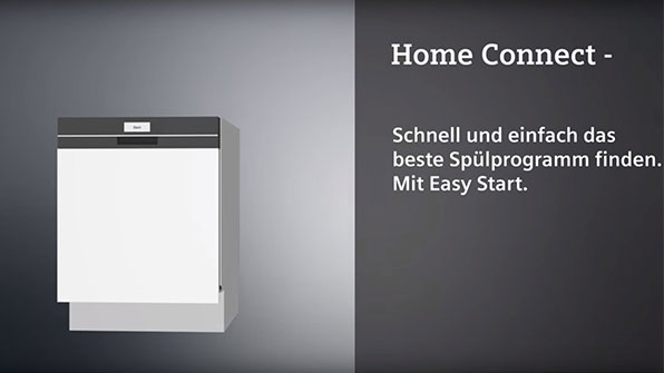 Easy Start: Finden Sie mit der Home Connect App immer das richtige Spülprogramm.
