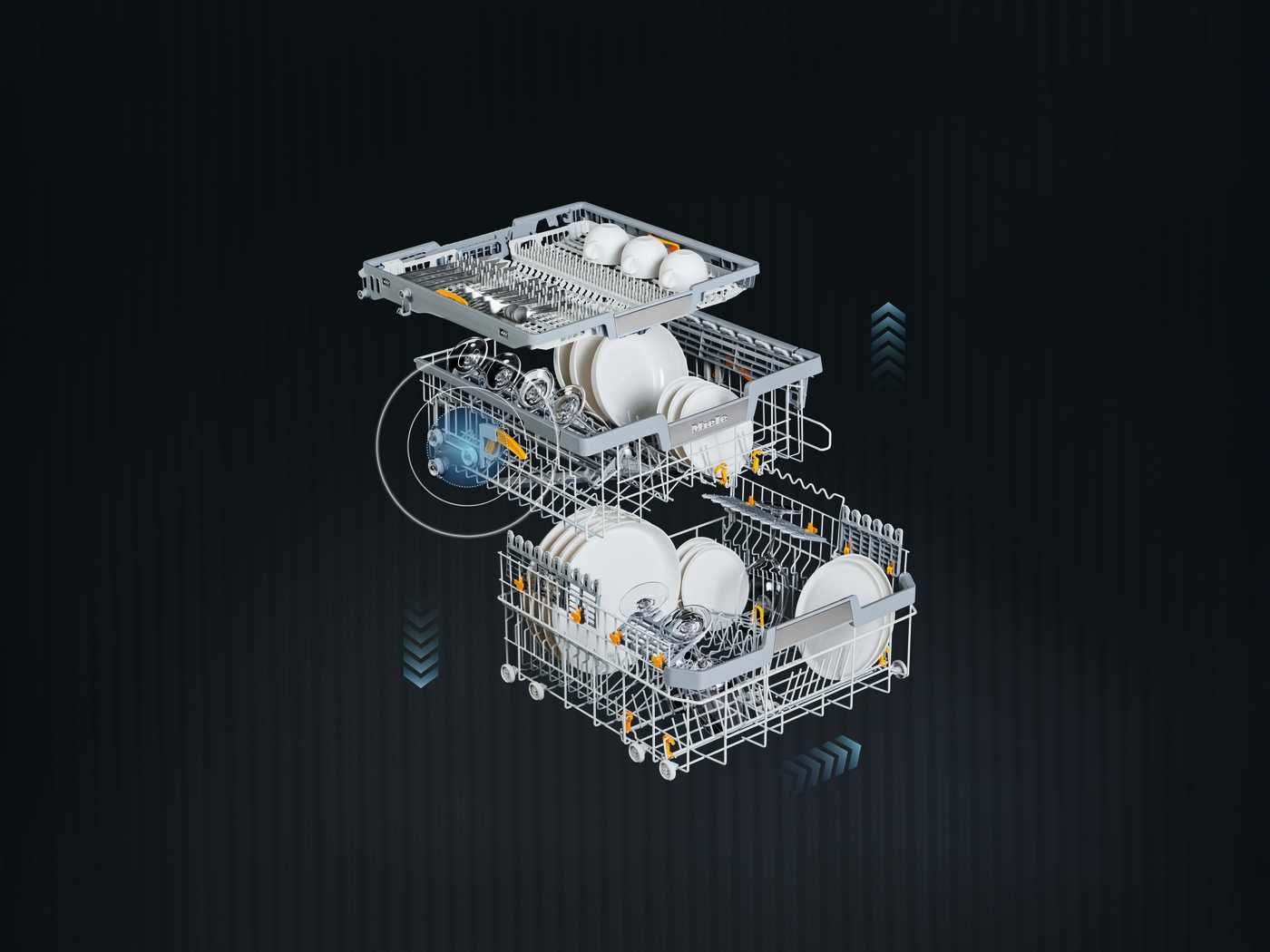 | VS Unterbau Geschirrspüler SCU Brillantweiß Elektro G Miele 7200