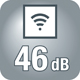 46 dB leise 46 dB leise