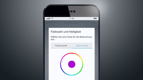 Mit der Home Connect App können Sie jetzt flexibel das emotionLight Pro Ihres Geschirrspülers anpassen.