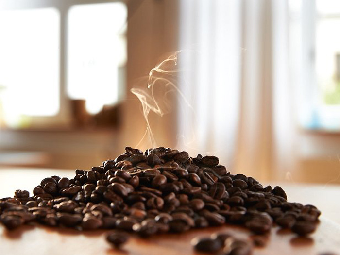 Intelligente Technik: Die Brühkammer vermischt Kaffee und Wasser perfekt.
