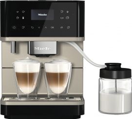 Miele Kaffeevollautomat CM 6360 Obsidianschwarz CleanSteelMetallic 