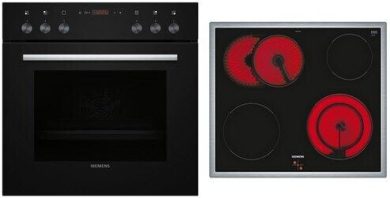 Siemens Einbau-Herd-Set MKEBLACKEM (HE013FBB0  + EA64RGNA1E) 