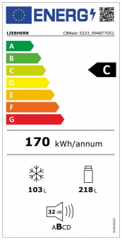 Liebherr Kühl-Gefrierkombination CBNsdc 5223 Plus 