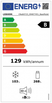 Liebherr Kühl-Gefrierkombination CBNsda 5723 Plus mit 10 Jahren Garantie |  VS Elektro