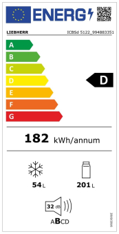 Liebherr Einbau Kühl-Gefrierkombination ICBSd 5122-22 