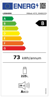 Liebherr Einbau-Kühlschrank IRBbsbi 4570 Peak 