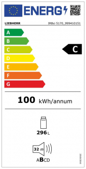 5170-20 Elektro Liebherr Peak IRBCi Einbaukühlschrank | VS